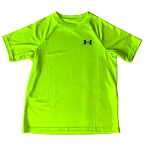 Under Armour Neon Yellow Boys Shirt YS (8)